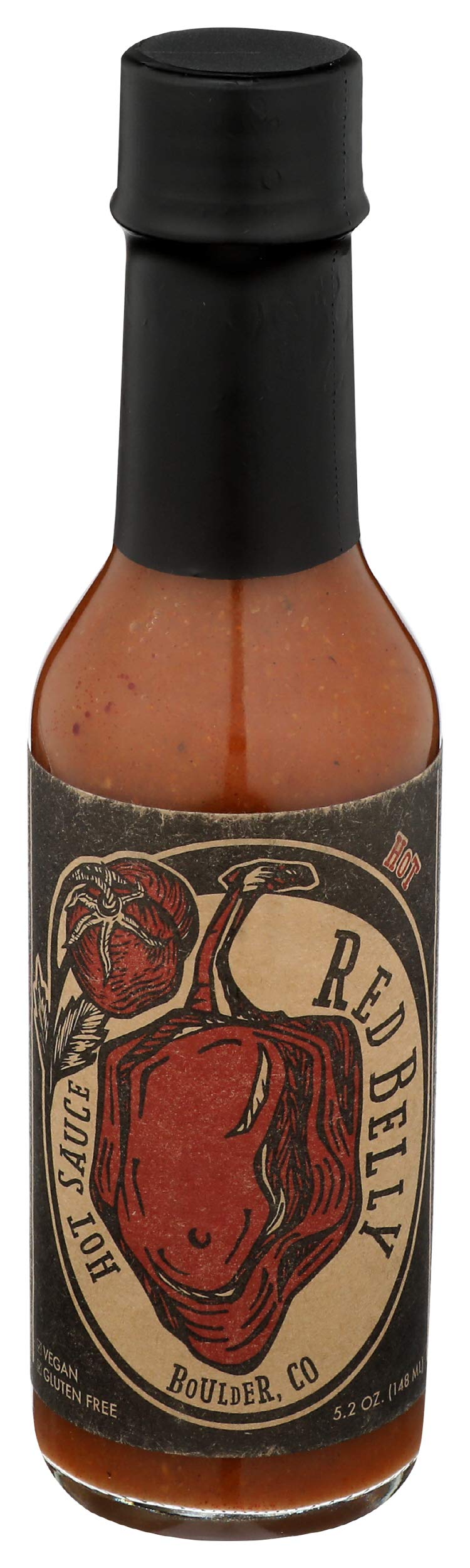 Green Belly Foods Red Belly Hot Sauce, 5.2 OZ
