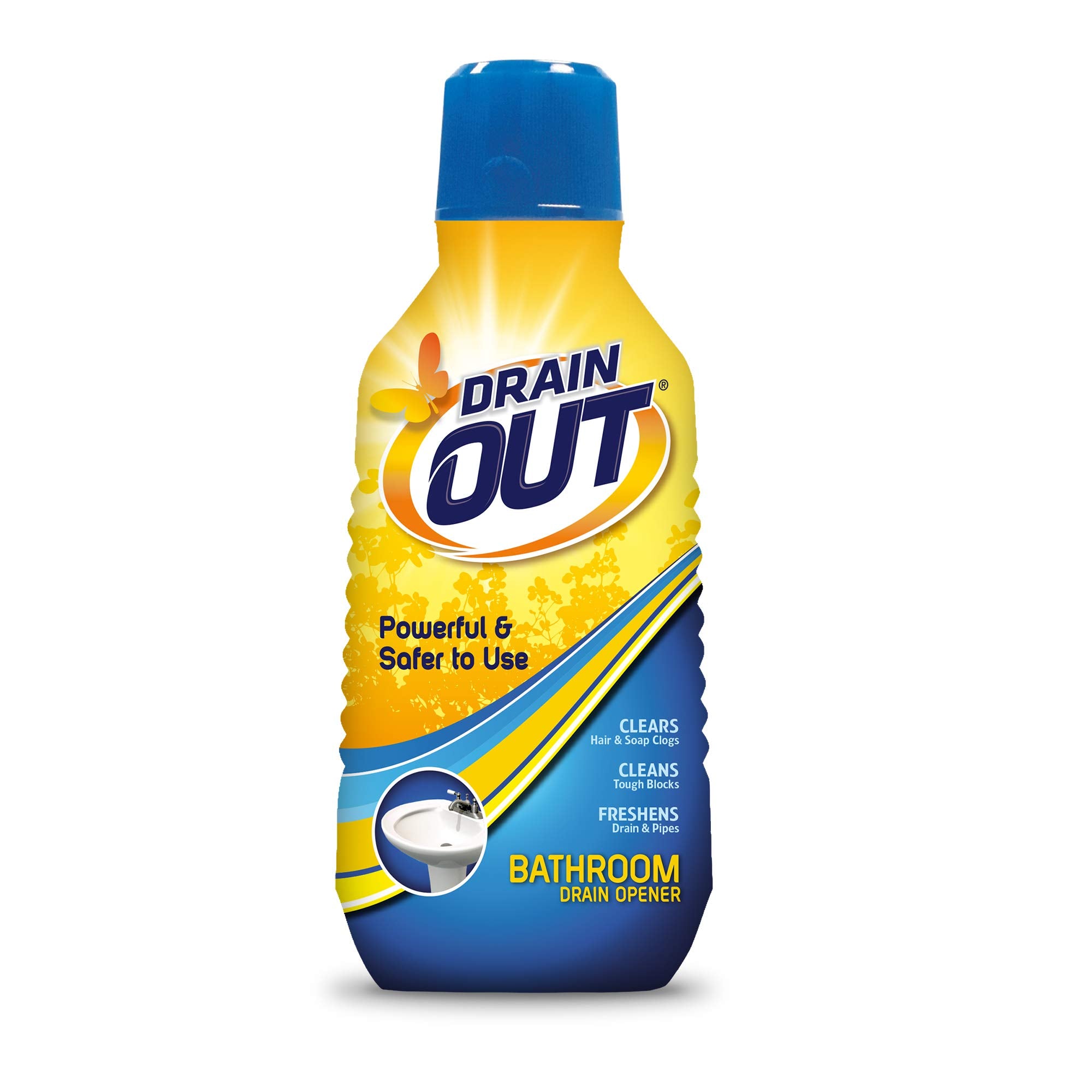 Drain OUT Bathroom Drain Cleaner, Hair & Soap Scum Clog Remover, Drain Opener, Toilet Clog Remover, 16 Ounce