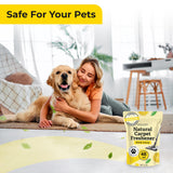 Aromasong Carpet Deodorizer - 100% Natural Carpet Freshener Powder - Safe For Pets - Carpet Powder For Vacuuming - Upholstery Deodorizer - Effective
