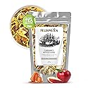 Nelson's Tea Caramel Apple Chai Tea Loose Leaf - Cut & Sifted Red Rooibos Loose Leaf Tea, Black Tea with Cinnamon Chips, Peppercorn, Ginger Root