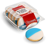 Mini Blue and White Gift Box | Snack Cookies Bakery Fresh | Gourmet Cookies Pack For Holidays And Birthdays | Nut-Free & Dairy-Free | 10 oz |