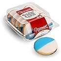 Mini Blue and White Gift Box | Snack Cookies Bakery Fresh | Gourmet Cookies Pack For Holidays And Birthdays | Nut-Free & Dairy-Free | 10 oz |
