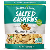 Nature's Eats Cashews Roasted Salted, 7 Oz