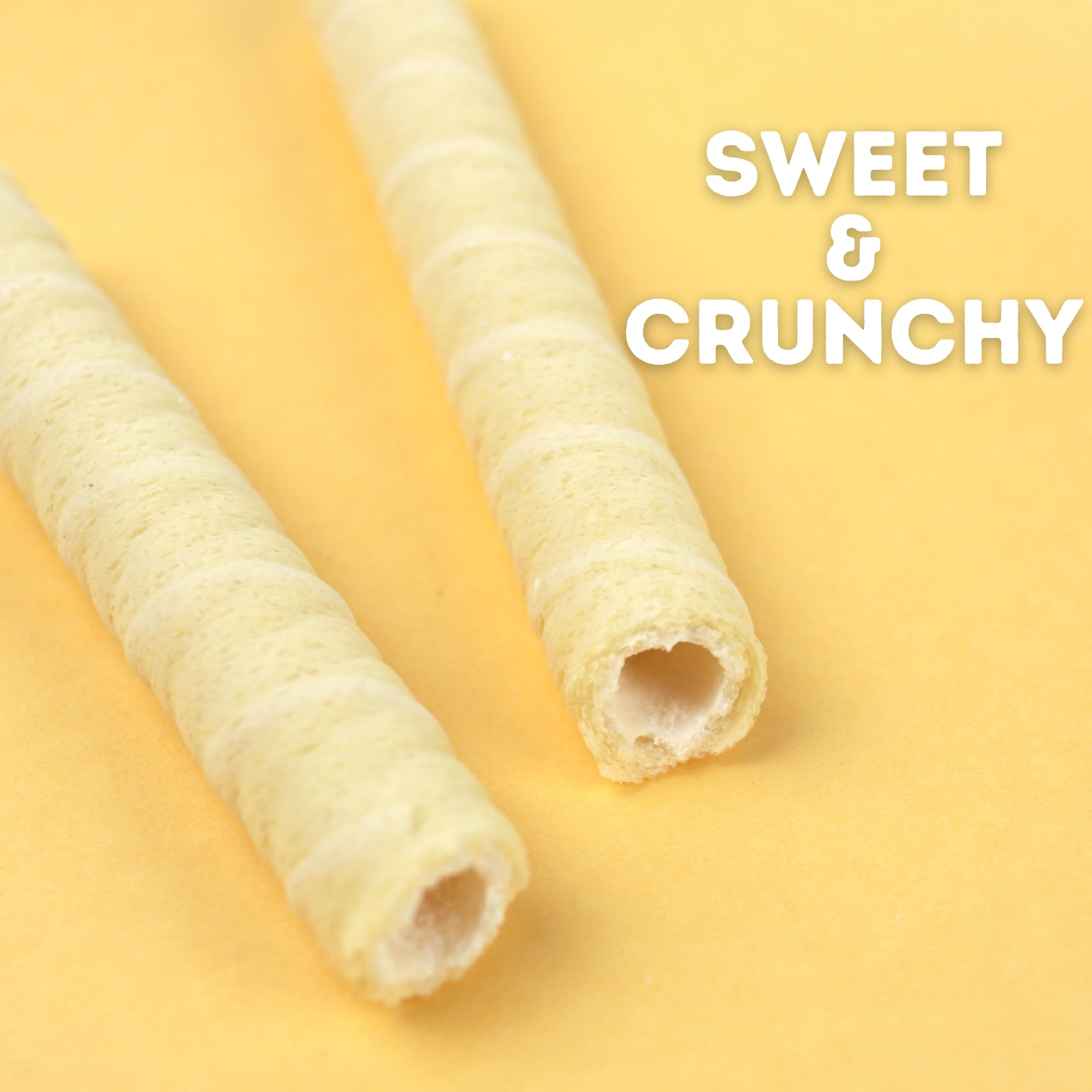Rice Krispies Treats Cereal Straws, Sweet and Crunchy Wafer Tubes, On The Go Snacks, 5 Count, 1.76 Ounces