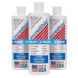 INCREDIBLE! Stain Remover For Clothes, Laundry, Carpets, Mattress & Upholstery, 16.oz (Pack of 3)