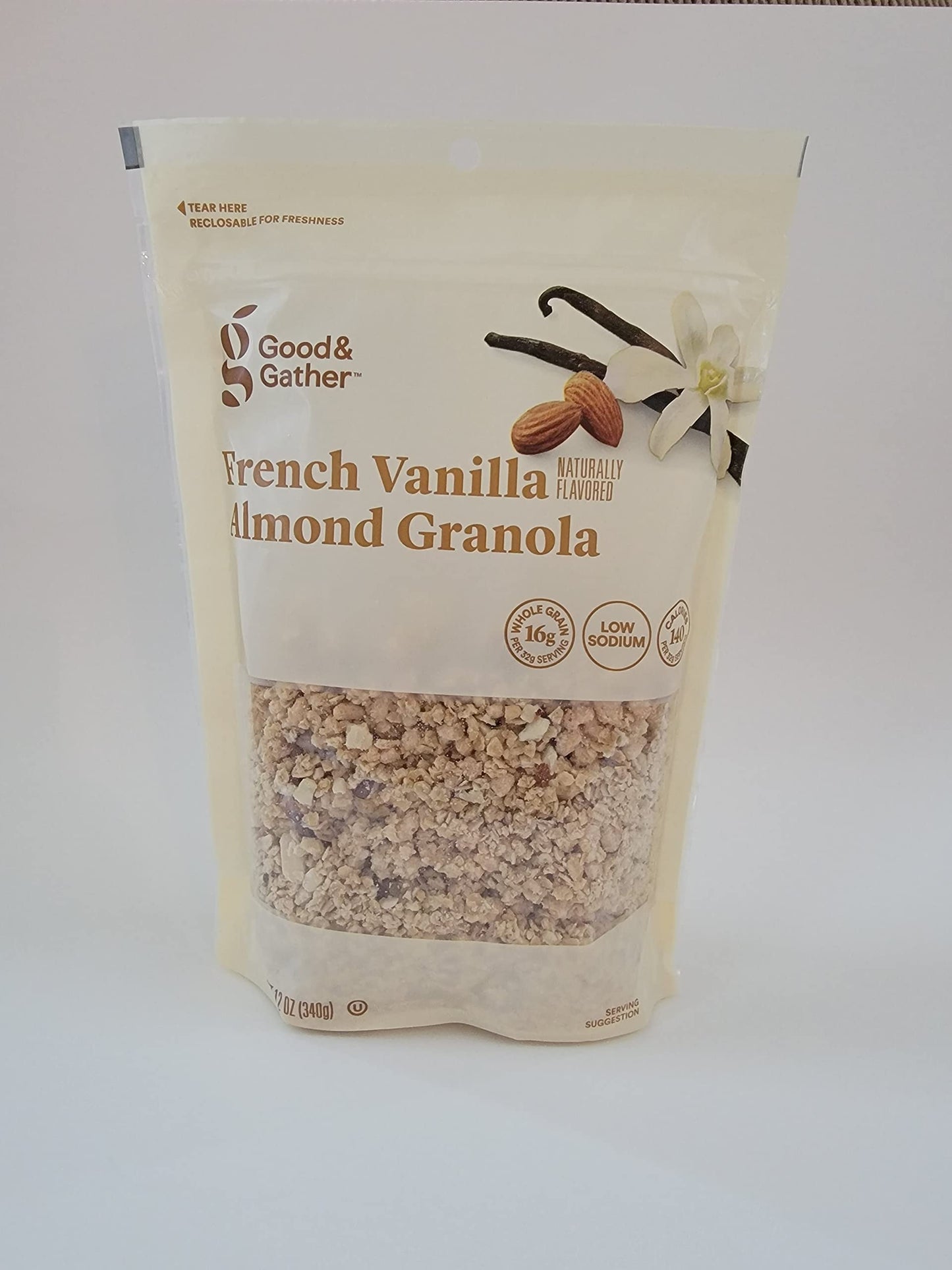 Good & Gather Organic French Vanilla Almond Granola, 12 OZ (one pack)