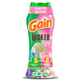 Gain In-Wash Laundry Scent Booster "Wicked: For Good" Limited Edition, Wonderfullest Woods & Beautifical Blossom, 12.2 oz, Fresh Extender + Odor