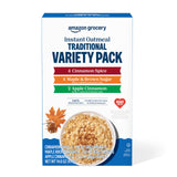 Amazon Grocery, Traditional Variety Instant Oatmeal, 14.6 Oz, 10 Ct