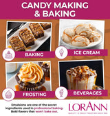 Lorann Oils Caramel Bakery Emulsion: Rich Flavor, Perfect for Boosting Sweet Caramel Notes in Cakes, Cookies & Desserts, Gluten-Free, Keto-Friendly
