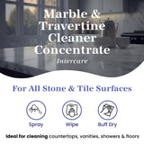 Marblelife Marble & Travertine Cleaner Concentrate Intercare, 32oz