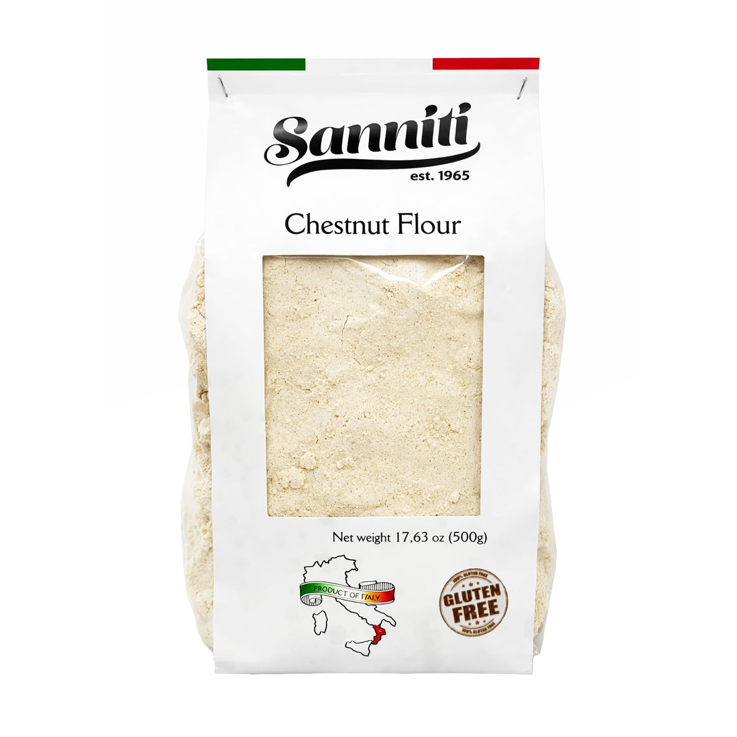 Sanniti Italian Gluten Free Chestnut Flour, 500 grams
