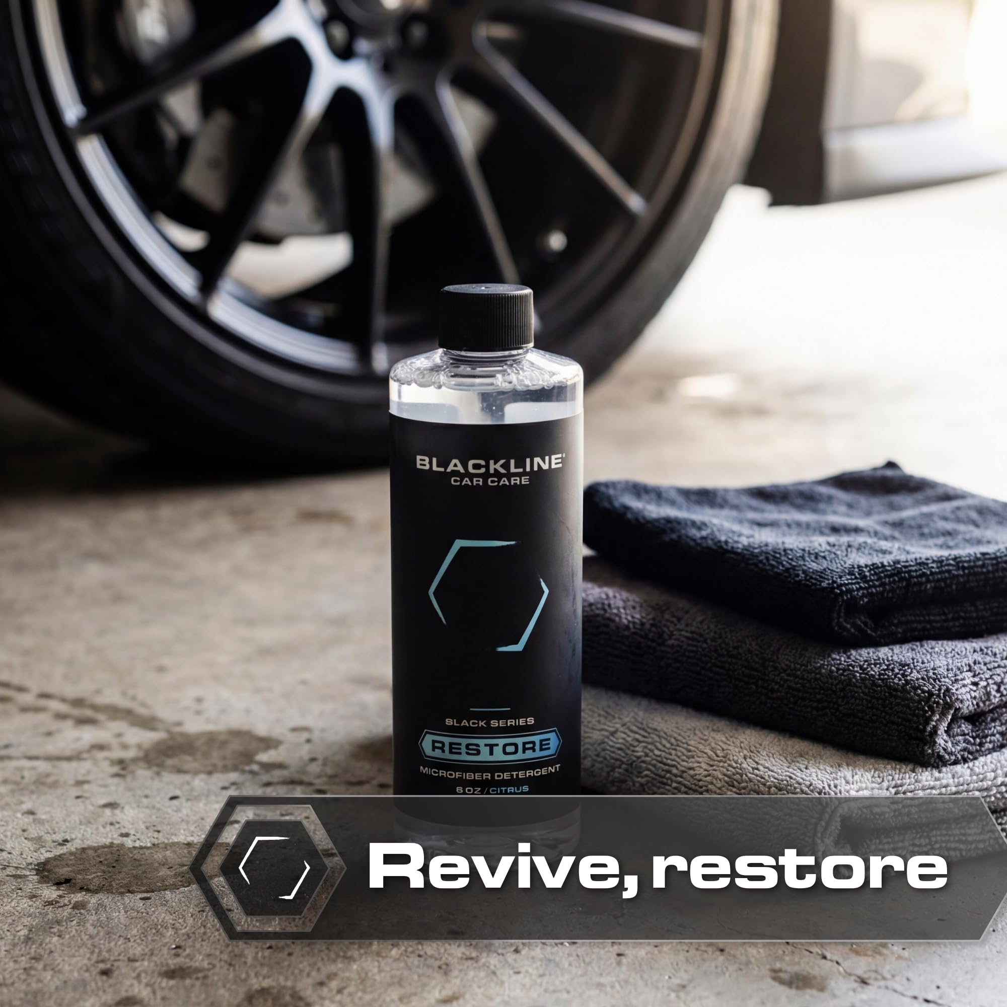Blackline Restore Microfiber Detergent - Premium Microfiber Wash Detergent, Synthetic Fabrics, Restores Performance, Removes Oils & Odors