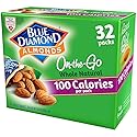 Blue Diamond Almonds Whole Natural Raw Snack Nuts, 100 Calorie Travel Bags, 32 count