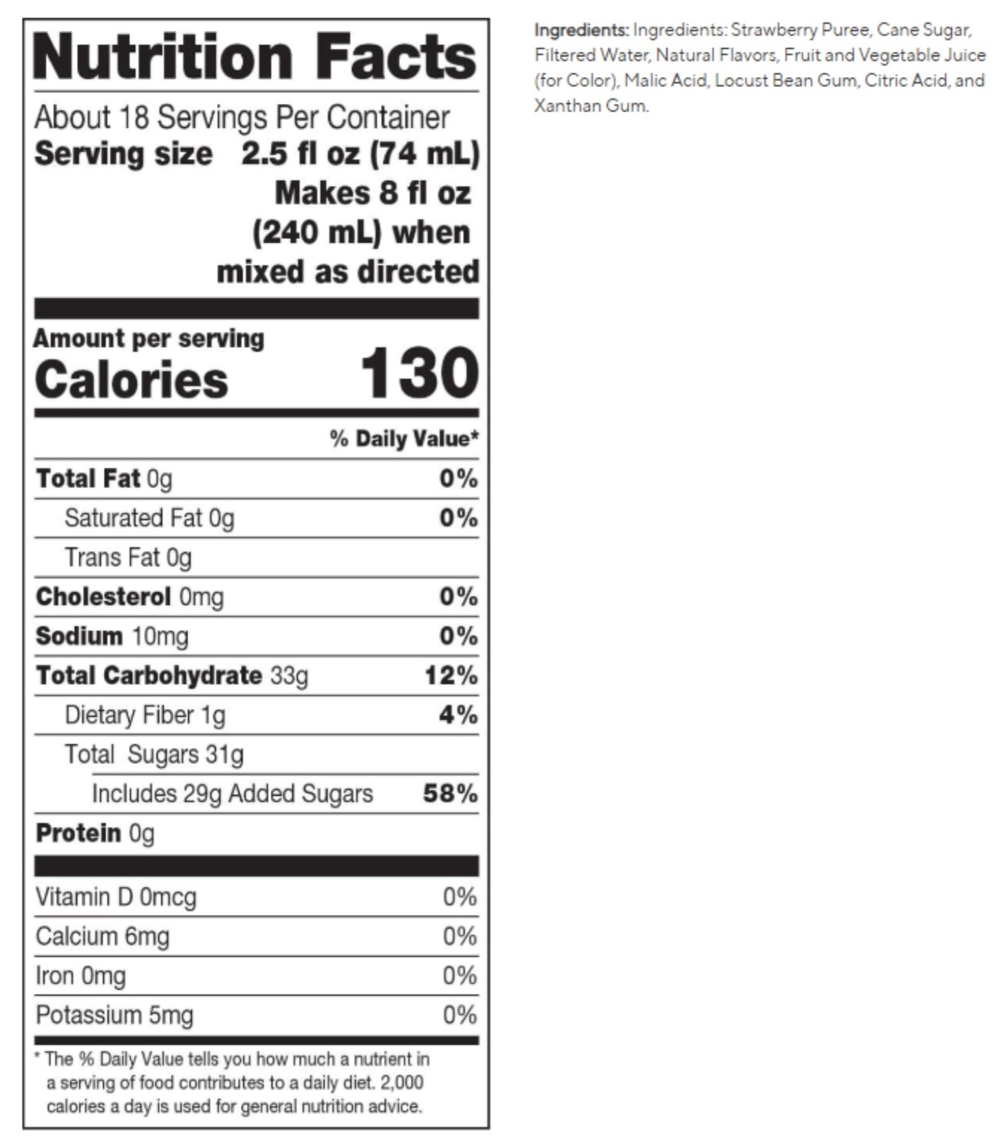 Dr. Smoothie Classic Strawberry, 46 fl. oz.