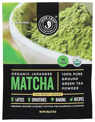 Jade leaf Matcha Organic Japanese Matcha, 20 GR