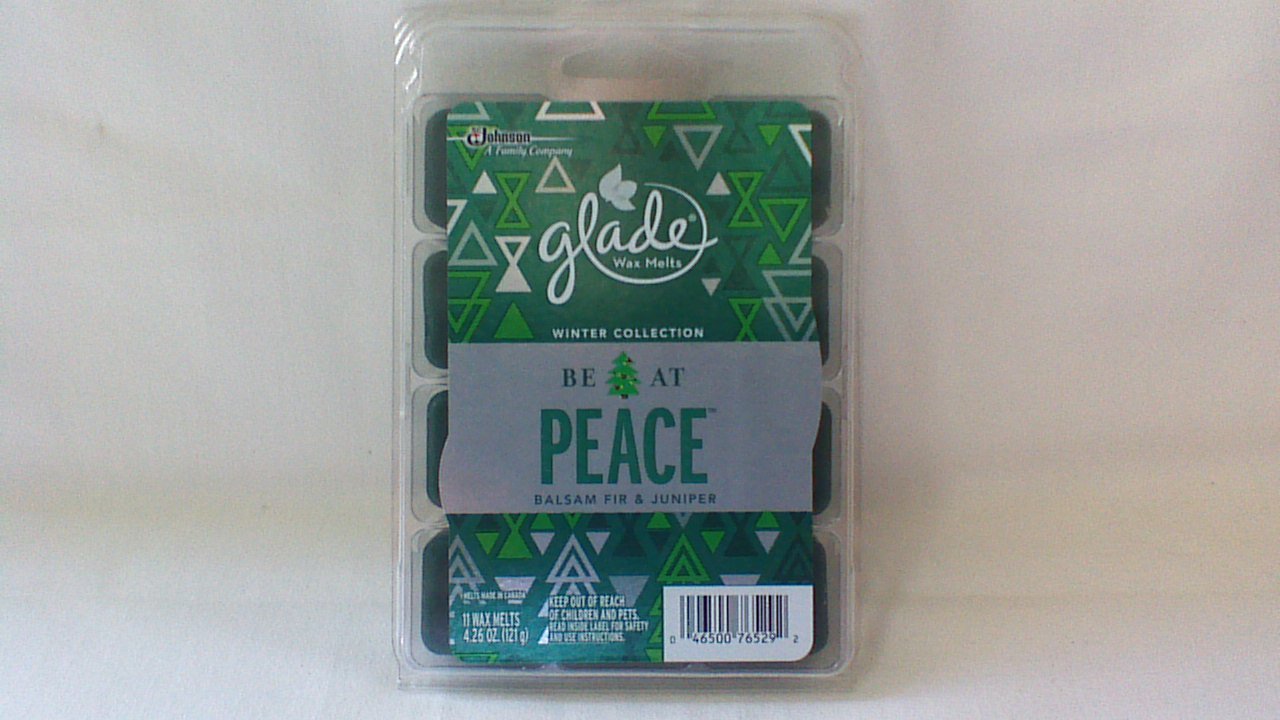 11 Glade wax melts Be at Peace Tree Spruce Fir Juniper Limited Winter Holiday Collection Brand New In Pack