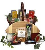 Gift Basket Village: Halftime Favorites - Gourmet Snacks & Football Cutting Board Gift Set
