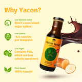 Nepal Tea Yacon Syrup 100% Organic, 9.5 Fl Oz Glass Bottle - Low Calorie, Satisfying Sweetness, Rich in Minerals, Low Glycemic, High in FOS/Prebiotic for Digestive Health