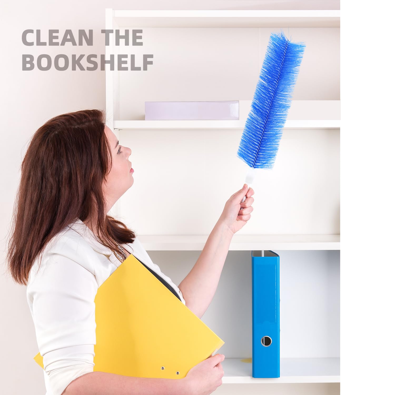 Fan Brush, CN1ST Fan Cleaning Brush Reusable Removes Dirt from Fans, Air Conditioning, Home, Car Vents Curtain and More