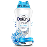 Downy Light Laundry Scent Booster Beads, Ocean Mist Scent, 24 OZ, In-Wash Fabric Beads Designed To Be Gentle With A Light Boost Of Scent, No Heavy