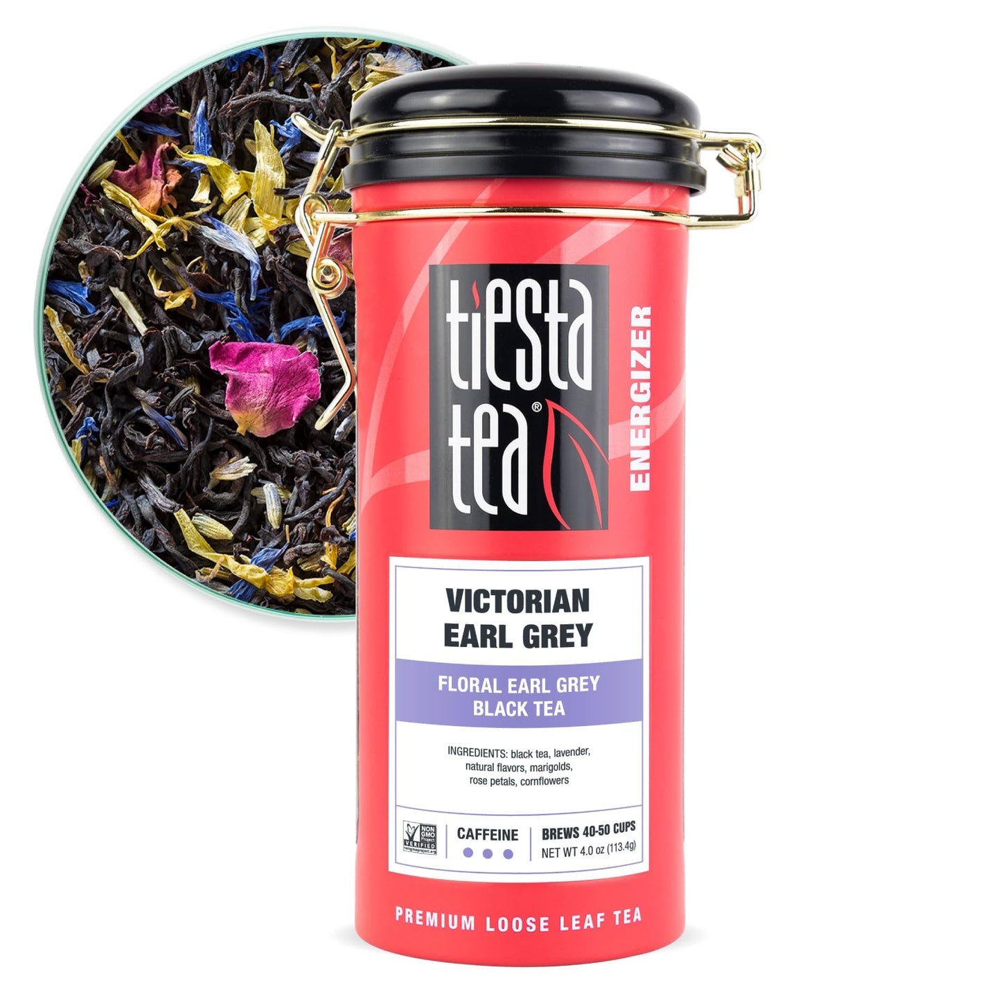 Tiesta Tea - Victorian Earl Grey, Loose Leaf, Floral Earl Grey Black Tea, Premium High Caffeinated Black Drink, Make Hot or Iced, Brews Up to 50 Cups