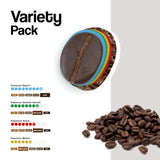 Dongio Caffe ESE Variety Pack 44mm Coffee Pods - 200 Count | Italian Espresso Pods with Napoli, Roma, Milano & Venezia, Rich Crema, Roasted in Italy
