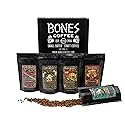 Bones Coffee Company NEW World Tour Sample Pack, Single-Origin Flavored Coffee Low Acid Medium Roast Arabica Beans Specialty Coffee Gifts Compatible