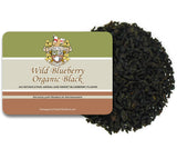 Wild Blueberry Organic Black Tea - Loose Leaf - 16oz | Rich Fruity Aroma & Balanced Flavor | Black Tea with Elderberry Hibiscus Raisin | Sweet Hot or