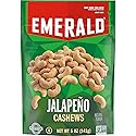 Emerald Nuts, Jalapeno Cashews, 5 Oz, Resealable Bag (Pack of 2)