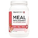 TransformHQ Meal Replacement Shake Powder 28 Servings (Strawberries & Cream) - Gluten Free, Non-GMO