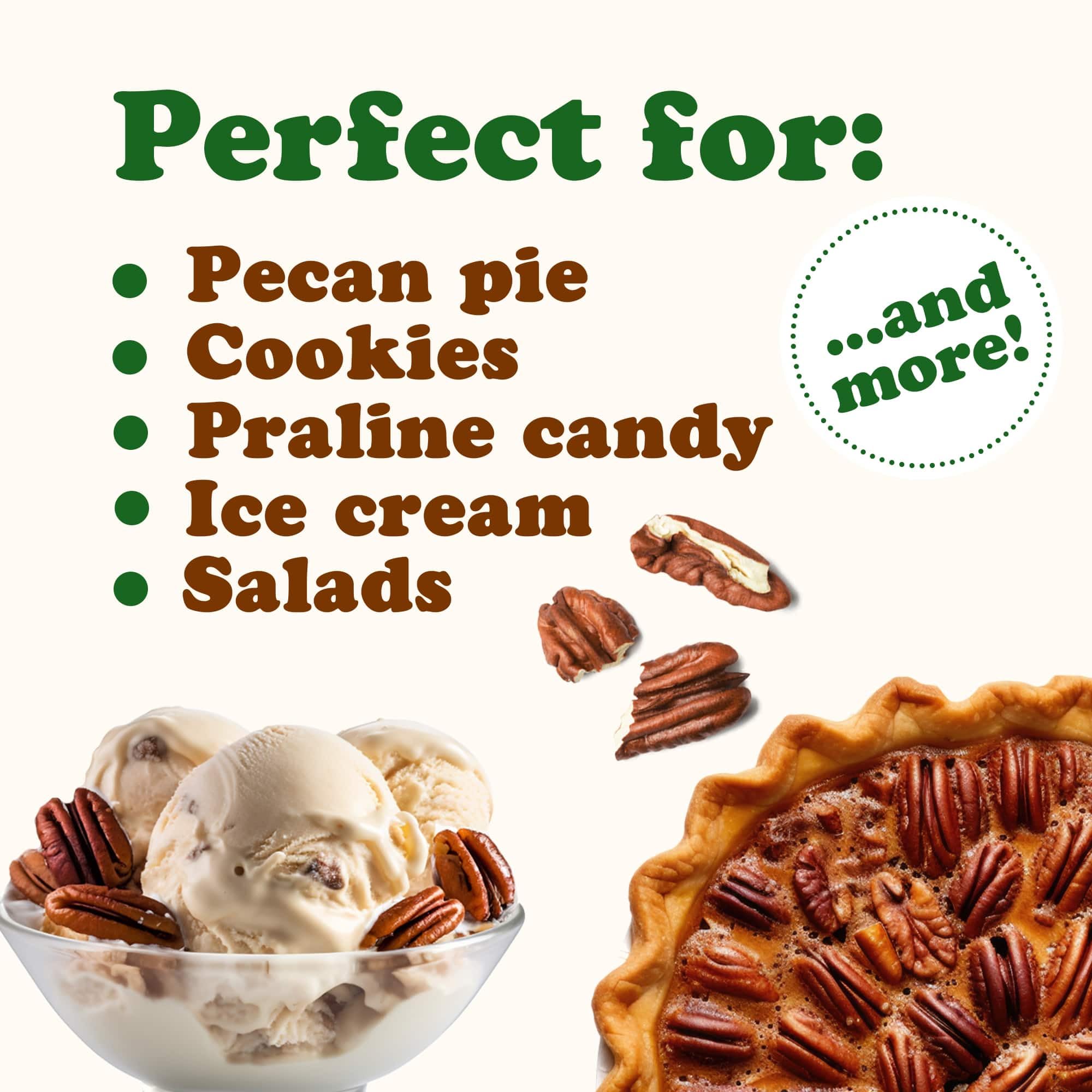 Food to Live Organic Pecan Pieces, 6 Pounds - Raw, Chopped Pecans, Non-GMO, Unsalted, Unroasted, Kosher, Shelled, Vegan, Keto, Sirtfood, Bulk. Good