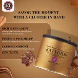 Katydids Candy (3 tins) : Kathryn Biech Original Milk Chocolate Caramel Pecan Clusters. The Turtles in the Famous Gold Tin, 8 Ounce (Pack of 3)