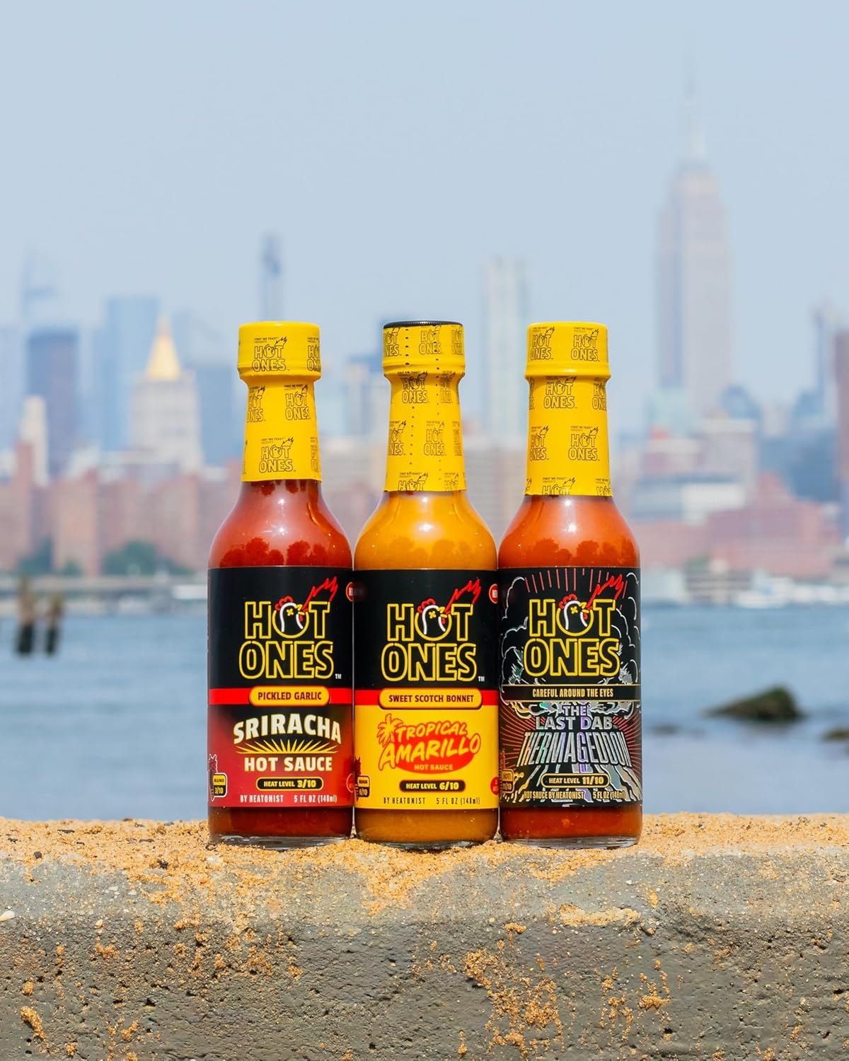 Hot Ones Hot Sauce Challenge Set - Season 29 Trio - Hot Sauces Gift Set - Variety Pack - Made with Natural Ingredients - Unique Small Batch Sampler