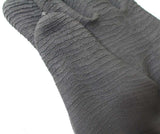 RAVEN Black Natural Rubber Gloves | 18" (45.7 cm) | Crinkle Finish & Liquid-Proof Rolled Cuff | Ideal for Industrial & Home Use | Size: Extra Large