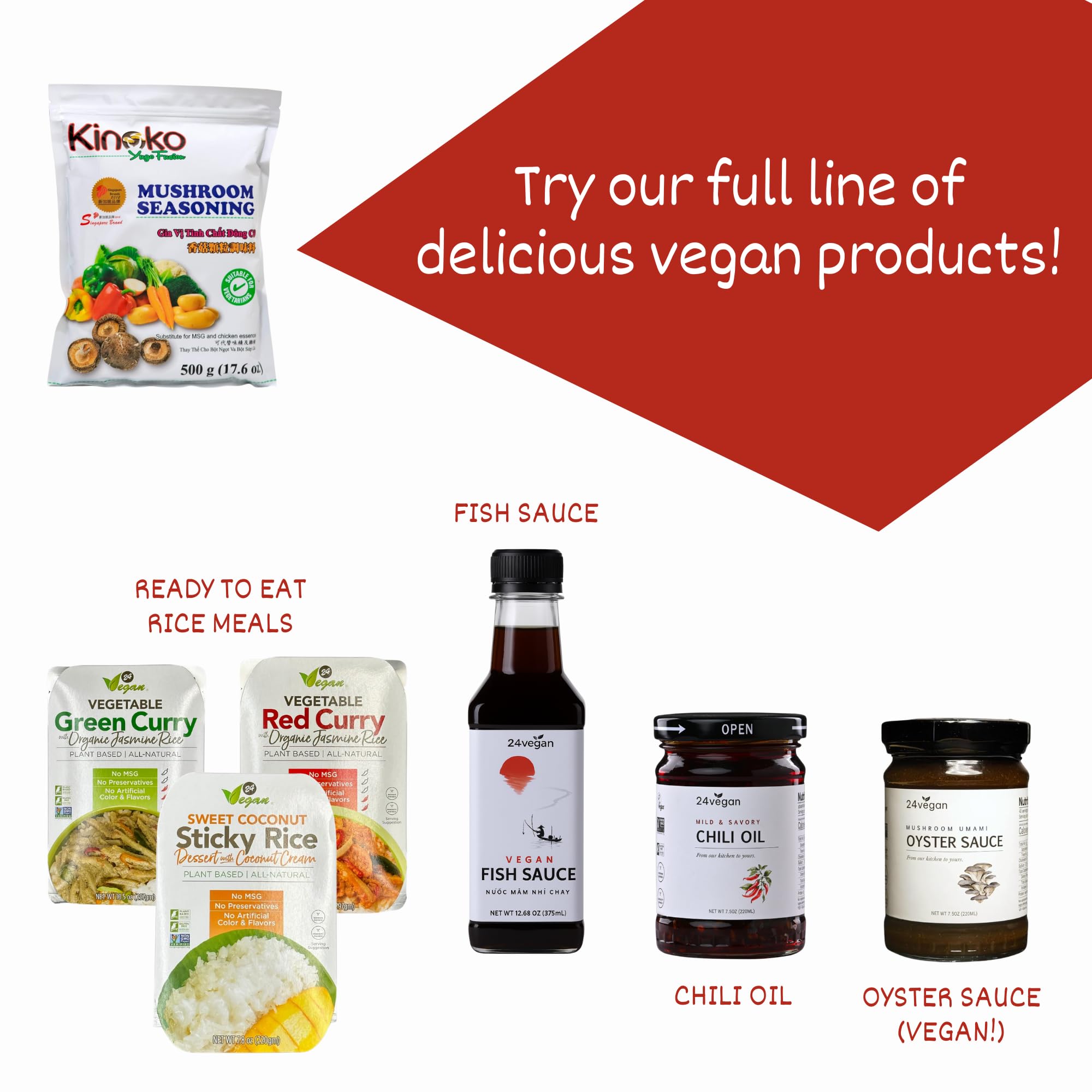 All Natural Shiitake Mushroom Seasoning Powder, Kinoko Yugo Fusion - Umami Powder, No MSG, Vegan & Vegetarian, 17.63oz (500g)