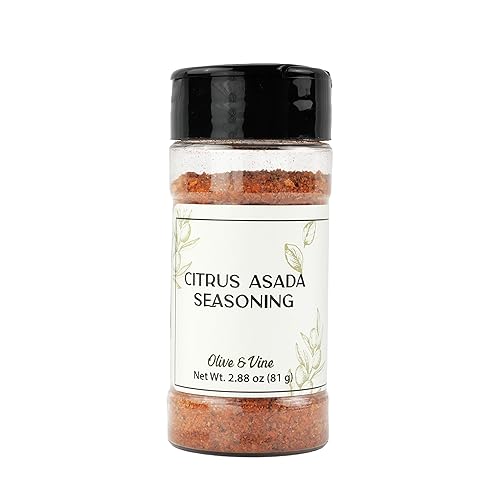 Olive & Vine Citrus Asada Seasoning, Zesty Flavor, For Grilling & Marinades, Rich Tradition, Authentic Taste, For Global Recipes (2.88 Ounce)