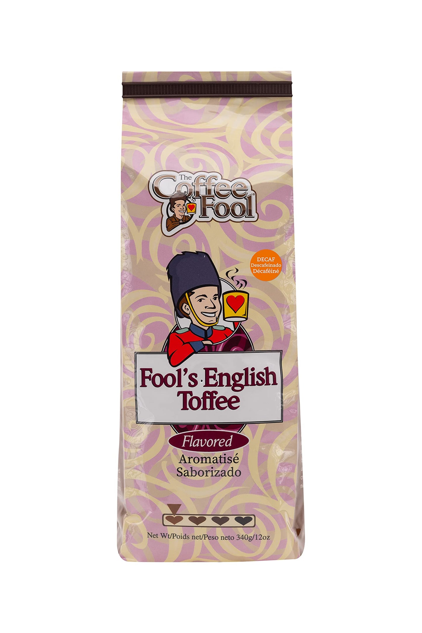 Coffee Fool's Decaf English Toffee (Very Fine Grind)