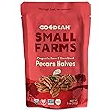 GoodSAM Organic Raw Pecan Halves 8 oz Each, Gluten-Free, Sourced from Mexico, Regenerative Farming, Ideal for Vegan and Keto Diets, Direct Trade