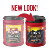 Folgers Black Silk Dark Roast Ground Coffee, 10.3 Ounces