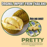 Durian Gummies (280g/9.88oz) Thai Durian Gummies | Southeast Asian Flavor | Individually Wrapped | Snack