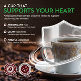 Cardiology Coffee - Medium Roast Decaf Coffee Beans - USDA Certified Organic, Mold Free 12oz Premium Whole Bean Coffee - Decaf Barista-Style Beans