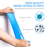 squish Disposable Gloves, Blue 4 mil Vinyl Synmax Blend Exam Gloves Non Sterile, Powder Free, Latex Free - Cleaning Supplies, Kitchen and Food