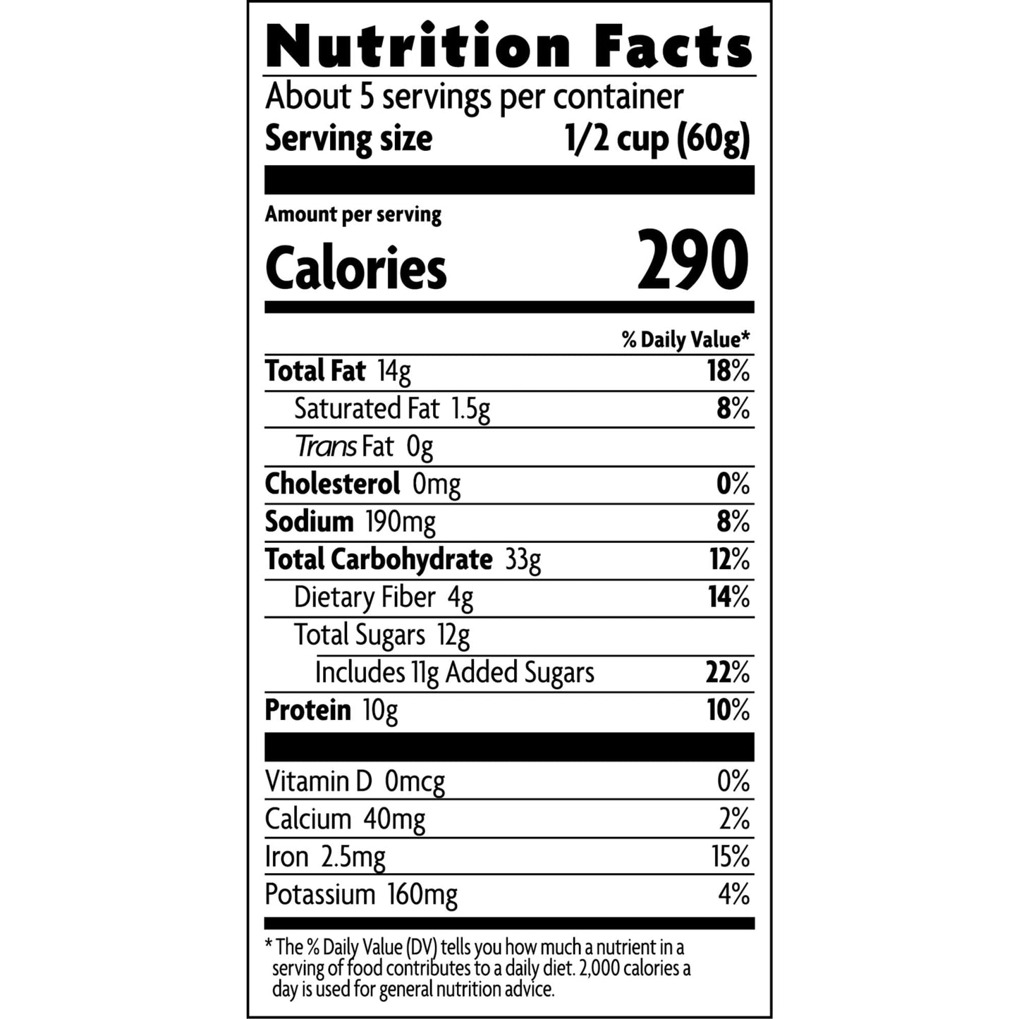 Love Crunch Organic Peanut Butter Protein Granola, 11 oz (Pack of 1), Non-GMO, by Nature's Path