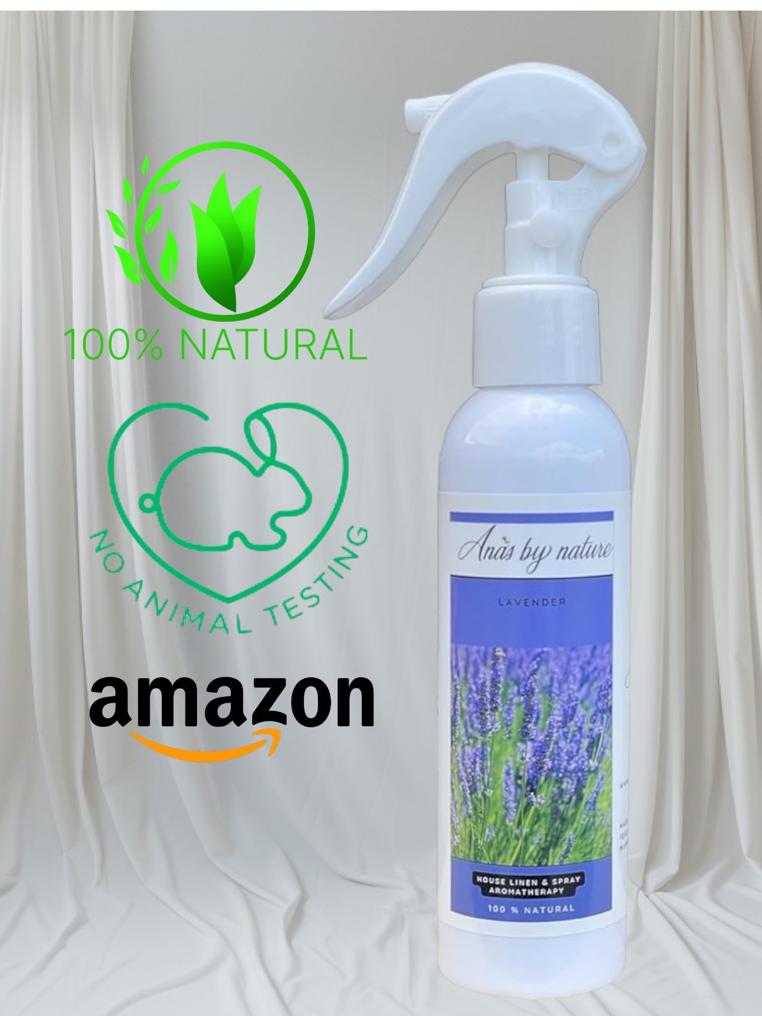 Lavender House Linen & Room Spray Aromatherapy - 100% Natural Lavender Scent