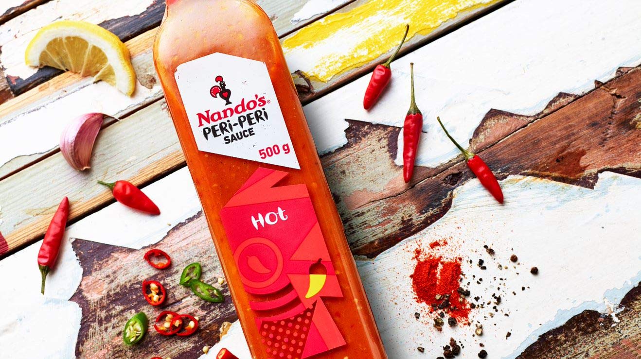 Nando's Peri-Peri Sauce Hot 500g - Pack of 6