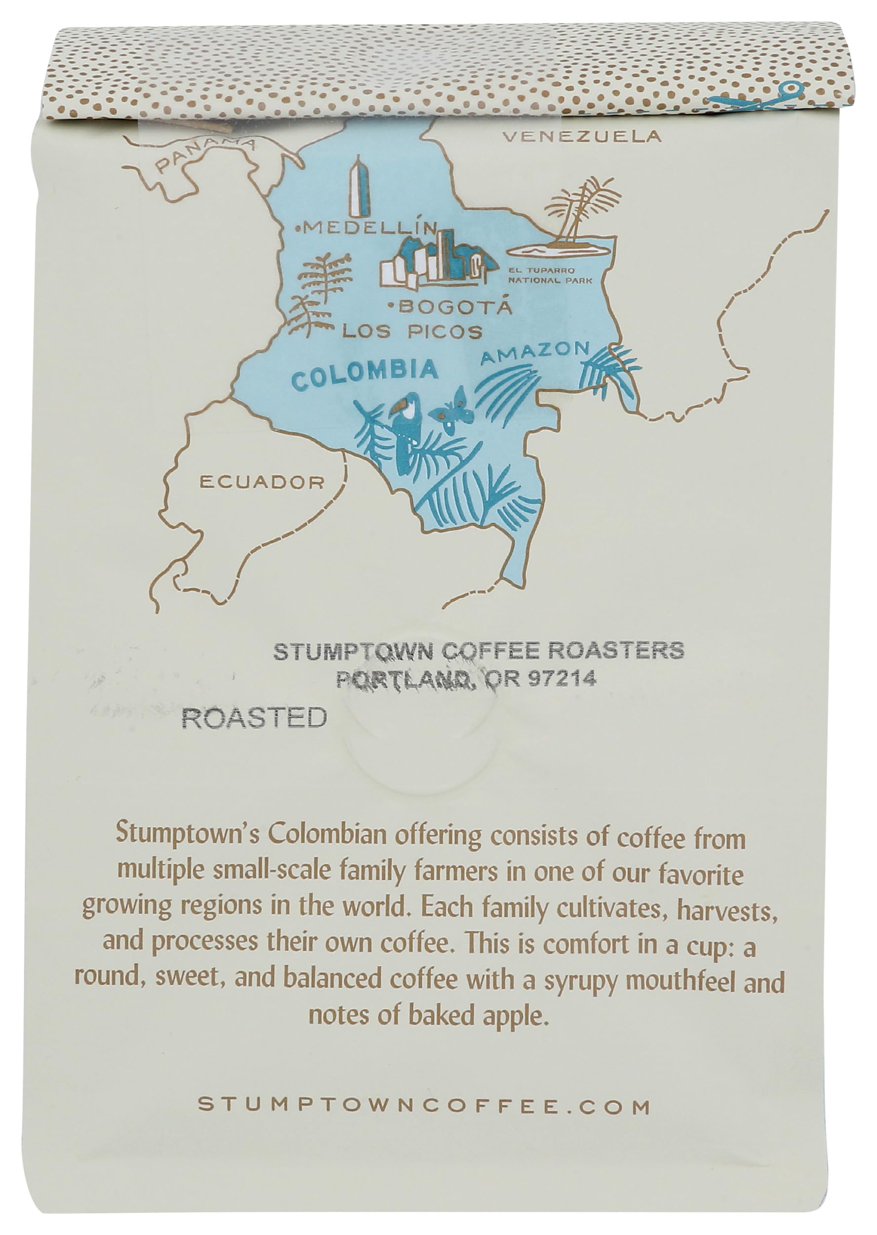 STUMPTOWN COFFEE ROASTERS Colombia Los Picos Whole Bean Coffee, 12 OZ