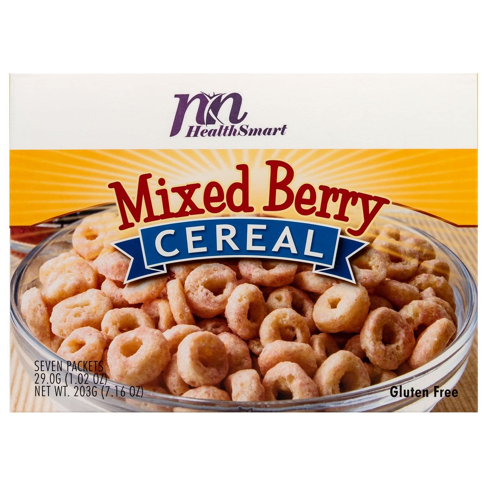 HealthSmart High Protein Mixed Berry Cereal, 14g Protein, Low Calorie, Low Carb, Low Fat, Low Sugar, No Gluten Ingredients, KETO Friendly, Ideal