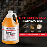 Rust-Oleum Professional Cleaners Neutral Floor Cleaner | 1 Gallon (128oz) | Professional Strength Concentrate | Neutral pH | Pine Scent