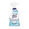 Lysol Antibacterial Laundry Refresher Spray, Fabric Sanitizing and Freshening Spray, For Sanitizing and Deodorizing Clothes, Crisp Linen, 1 Count, 22