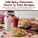 Sugar Free Cinnamon Hard Candy- 1lb Bulk Sugarless Candy Disc, Cinnamon Discs Individually Wrapped Keto And Diabetic Friendly, for Parties & Holidays